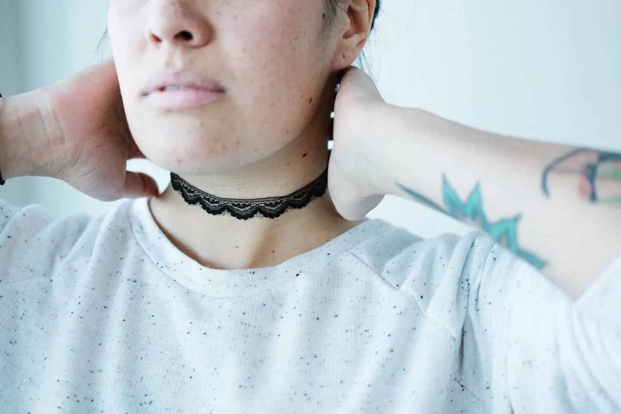 Siyah Dantel Choker